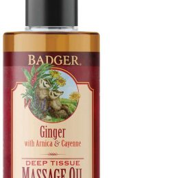 Badger massage oil