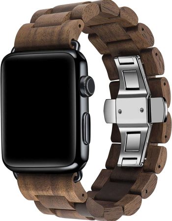 wooden apple watch band